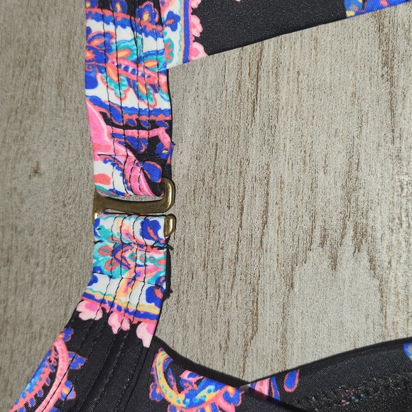 ISLAND ESCAPE H BACK TANKINI TOP CREATED FOR MACYS SIZE 16W NEW/TAGS - Picture 5 of 9